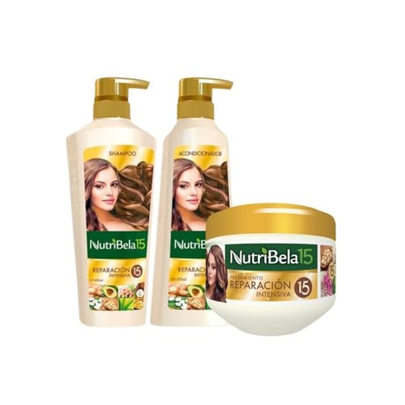 Nutribela Reparacion Intensiva 3-Pack Hair Care Set