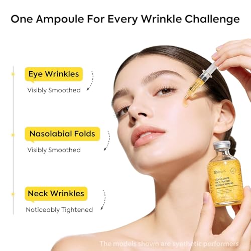 Silk Peptide Intensive Lifting Ampoule - Deep Collagen Serum 1.86 Fl Oz