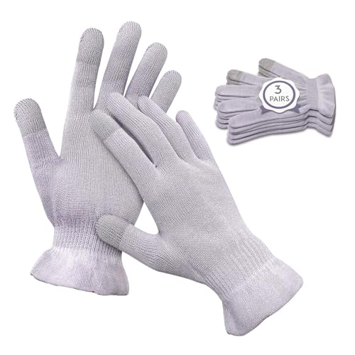 MIG4U Moisturizing Gloves Touchscreen Overnight | 3 Pairs