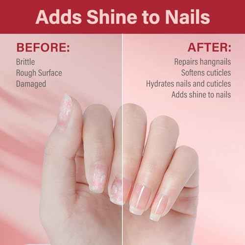 Cuticle Oil Pen x2 pcs, Nourishing Jojoba & Peach Scent for Enhanced Nail Growth and Strength, Portable Nail Oil Care £¨7mlx2£©