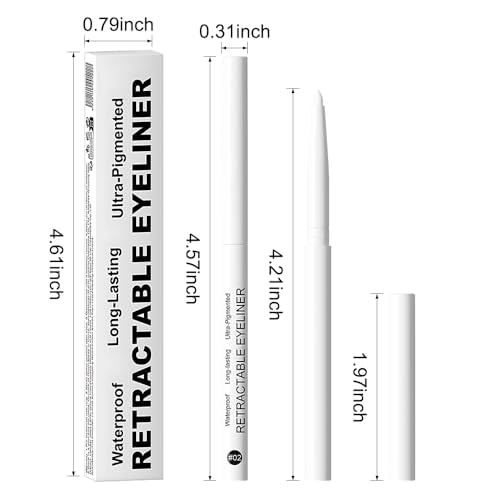 4-Color Eyeliner Pencil Set - Waterproof Gel Liner