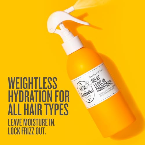 Sol de Janeiro Milky Leave-In Conditioner 7 fl oz & Brazilian Play Body Wash 13 fl oz Bundle - Cheirosa 62 Scent, Amazon Exclusive