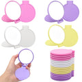 Windspeed 24Pcs Mini Folding Mirror Round Compact, 2.4 in Small Portable Travel Makeup Mirror Compact Mirror for Purse, Women Girls Travel Daily Use