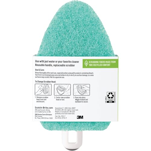 Scotch-Brite Non-Scratch Bathroom Scrub Brush Blue