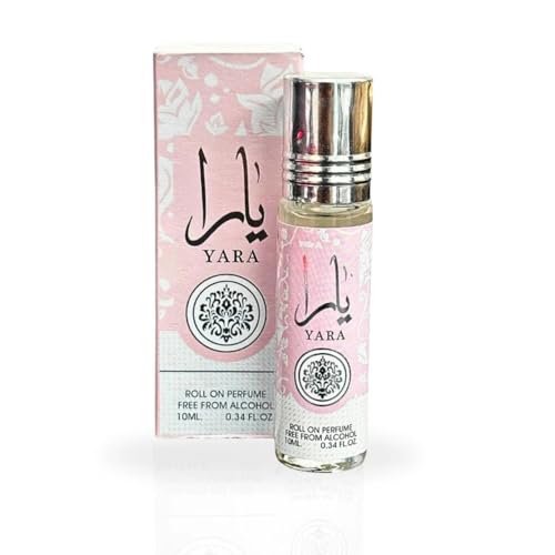 Lattafa Ard al Zaafaran Yara Women’s Roll-On Perfume Oil 10ML - Long Lasting Fragrance