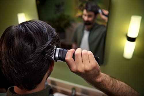 Philips Norelco Multigroom 5000 Series, All-in-One Trimmer and Hair Clipper, 18-Piece Men's Grooming Kit for Beard, Face, Hair, Body and Intimate Areas, No Blade Oil Needed, Model MG5910/49