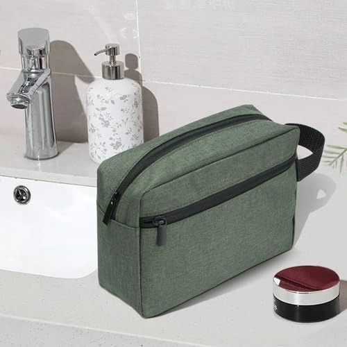 Etercycle Portable Travel Toiletry Bag for Men - Army Green