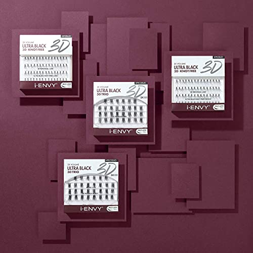 iENVY 3D Trio Lash Ultra Black Long 2 Pack