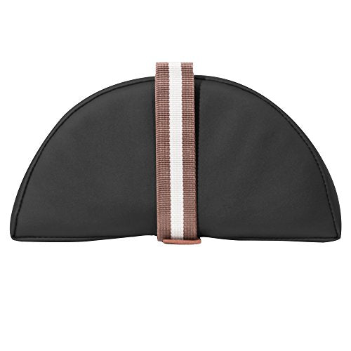 Master Massage Semi-Round Massage Bolster Cushion - 9" x 26" Black