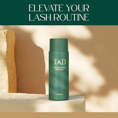 TAD Beauty Til Next Time DIY Lash Remover - Unseals Eyelash Adhesive for DIY Lashes to Remove Extensions, Clusters, and Segments - Easy Application with Q-Tip or Cotton Pad, Made in South Korea - 50ml