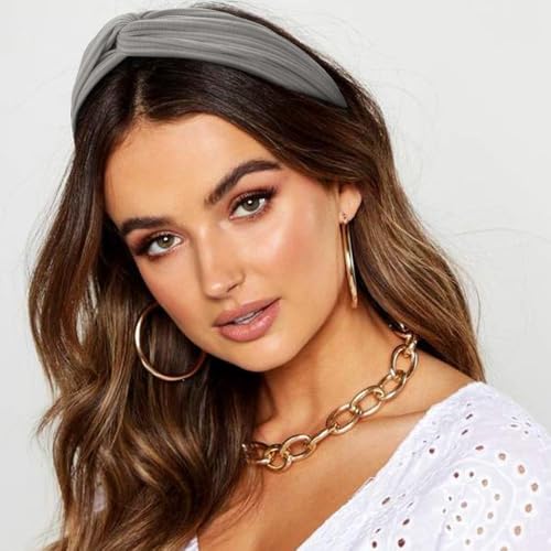 DRESHOW 10 Pack Criss Cross Vintage Headbands for Women