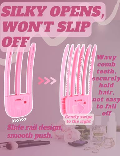 Hair Volume Clip Set 2-Piece Root Lift Comb for Curly Hair