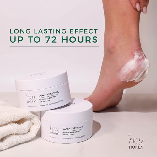 Hey Honey Propolis Foot Cream - 72-Hour Hydration & Callus Remover