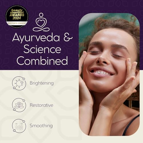 LUVIH Absolute Radiance Face Serum with Saffron & Licorice ? Ayurvedic Brightening & Dark Spot Corrector for Pigmentation, Sun Damage & Uneven Skin Tone ? 30 mL