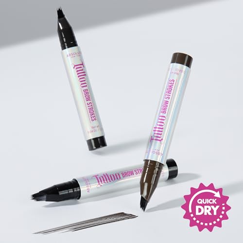 Absolute New York Tattoo Brow Strokes Dark Brown Microblading Pen