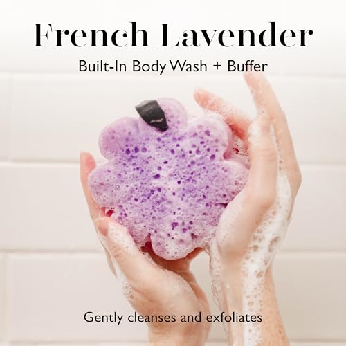 Spongellé French Lavender Bath Sponge with Body Wash