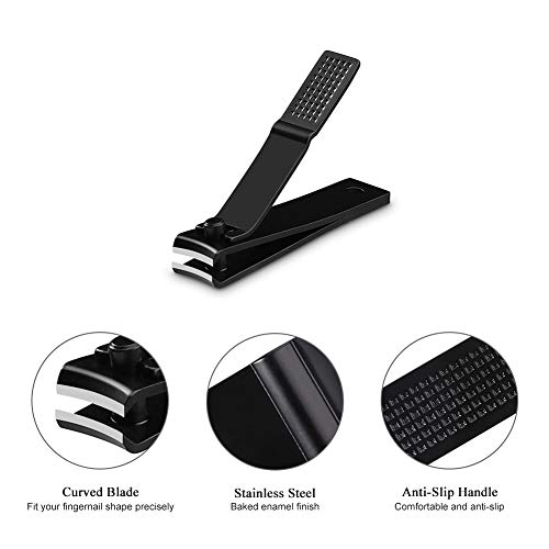 HAWATOUR Nail Clipper Set with Tin Case