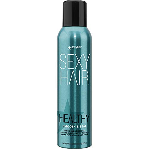 SexyHair Healthy Smooth and Seal Shine and Anti-Frizz Spray | Smooths Cuticle | Adds Shine and Reduces Frizz | All Hair Types