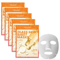 Vitamin C Face Mask For Glass Skin ? Hydration & Revitalization For Dull Skin ? Dermatologist Tested, Anti-Aging Korean Skin Care ? Vegan, Cruelty-Free, Clean Beauty ? 5 Sheets