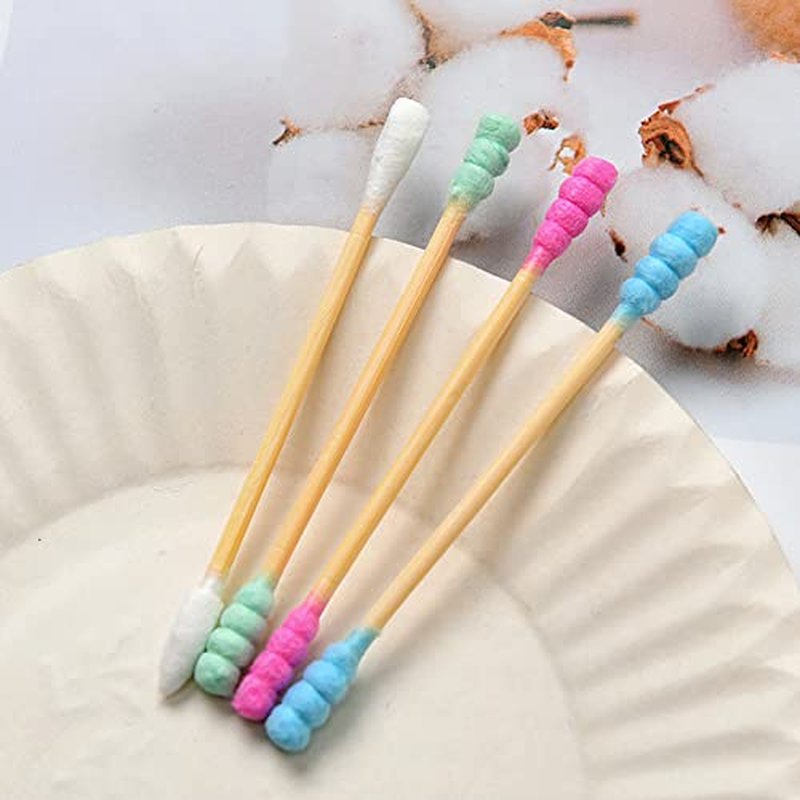 200 Pcs Double Head Cotton Swabs for Makeup & Cleaning
