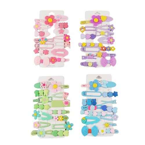 56PCS Girl Hair Clips Cute Hair Accessories for Kids Candy Color Hair Accessory for Little Girls Kids Teens,Multiple Patterns