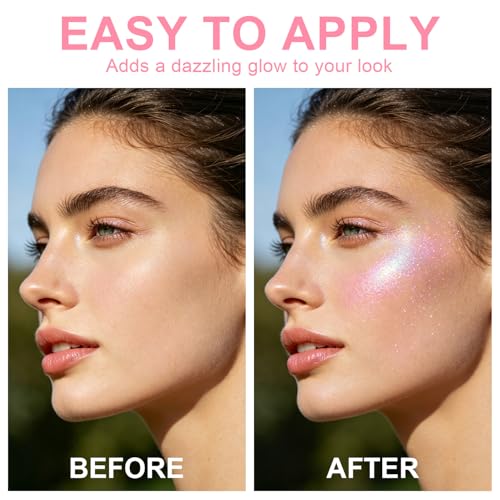 Body & Hair Glitter Spray - Sparkling Pink Shimmer Powder