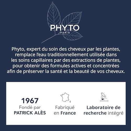 PHYTO Phytocolor Permanent Hair Color, 3 Dark Brown, with Botanical Pigments, 100% Grey Hair Coverage, Ammonia-free, PPD-free, Resorcin-free, 0.42 oz.