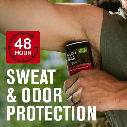 Antiperspirant Deodorant for Men - 48-Hour Odor Protection, 3 Scents