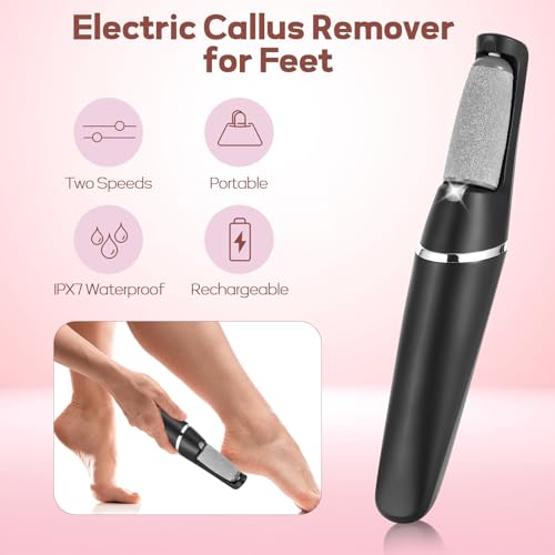 Electric Foot Callus Remover - Rechargeable Pedicure Tool for Smooth Feet
