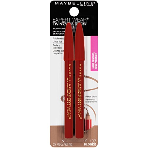 Maybelline Expert Wear Twin Eyebrow & Eyeliner Pencils, Blonde