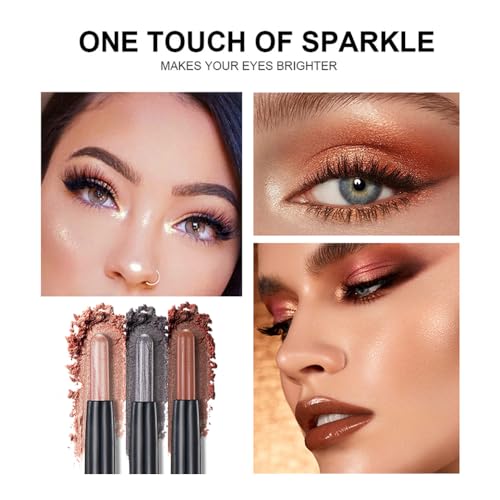 Green Eyeshadow Stick, Waterproof Long-Lasting Cream Shimmer