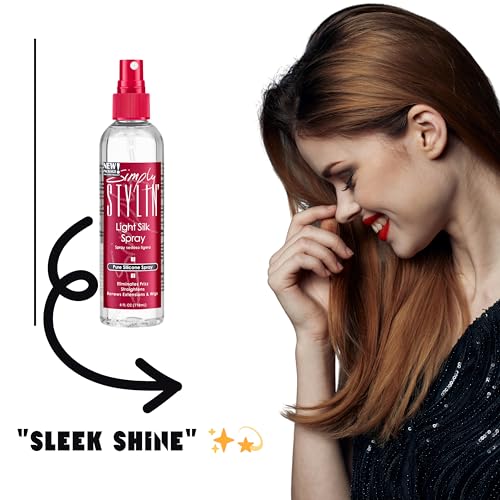Simply Stylin' Light Silk Hair Spray - Heat Protectant & Anti-Frizz