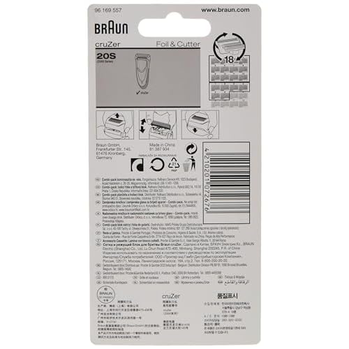Braun 20S CruZer 2000 Series Replacent Razor Head
