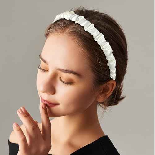7 Pcs Headbands for Women Non Slip Headband Brown Knotted Headband for Women Pearl Headbands Different Fashion Headbands Hair Accessories