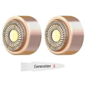 Generation 3 Replacement Heads for Flawless Finishing Touch Hair Remover - Gold 2 Pack