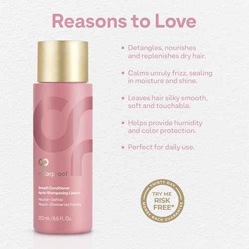 Colorproof Smooth Conditioner - For Frizzy Color-Treated Hair, Smooths, Softens & Controls Frizz, Sulfate-Free, Vegan