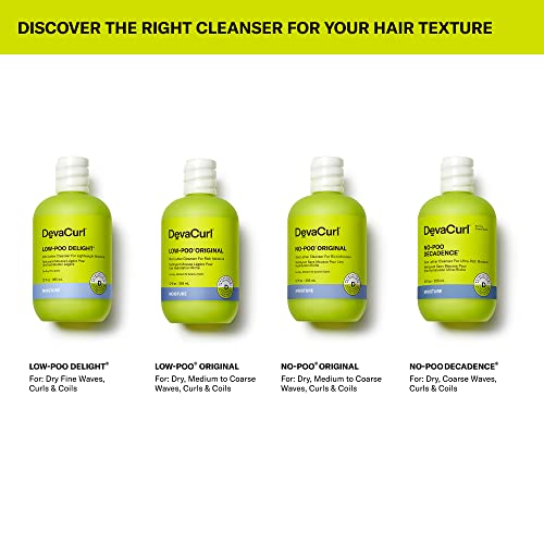 Deva Curl Low-Poo Original Mild Lather Cleanser for Rich Moisture | Hydrates | Enchances Curl Shape | All Curl Types