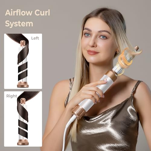 7-in-1 Hair Dryer Brush with Auto Curling & Ionic Technology