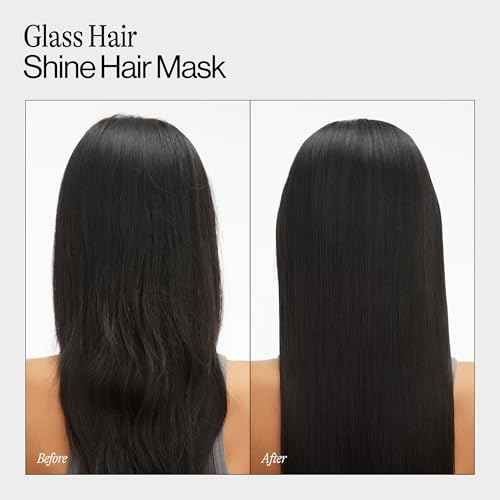 Eva NYC Anti-Frizz Hair Mask for Instant Shine - Argan Oil + Neem Oil - For High Gloss + Glassy Mirror-Like Shine - Nourishing Anti-Frizz Hair Product - Warm Vanilla Scent - 8.4 fl oz