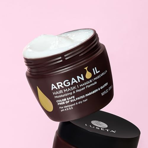 Luseta Argan Oil Hair Mask - Deep Hydration for Dry Damaged Hair