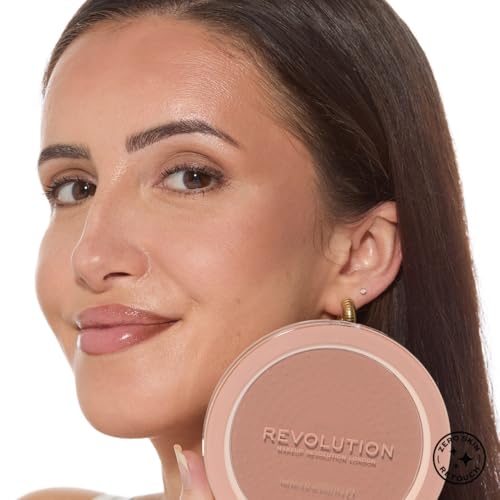 Revolution Mega Bronzer Powder – Matte Sculpt & Glow, Cool Shade