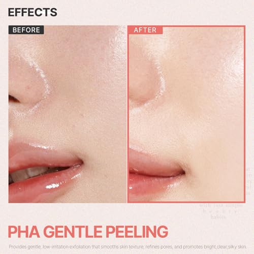 BHAB SLOWCHAGA PHA Toner with Gluconolactone Panthenol Niacinamide Wintergreen Glutathione for Hydration Mild Soothing & Gentle Peeling Korean Glass Skin Care 5.07 fl.oz(150ml)