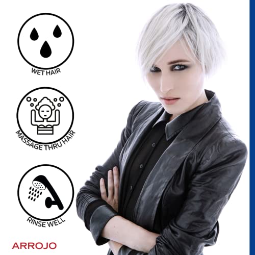 ARROJO Moisturizing Shampoo 8.5 oz - Hair Care with Essential Minerals & Coconut Oil
