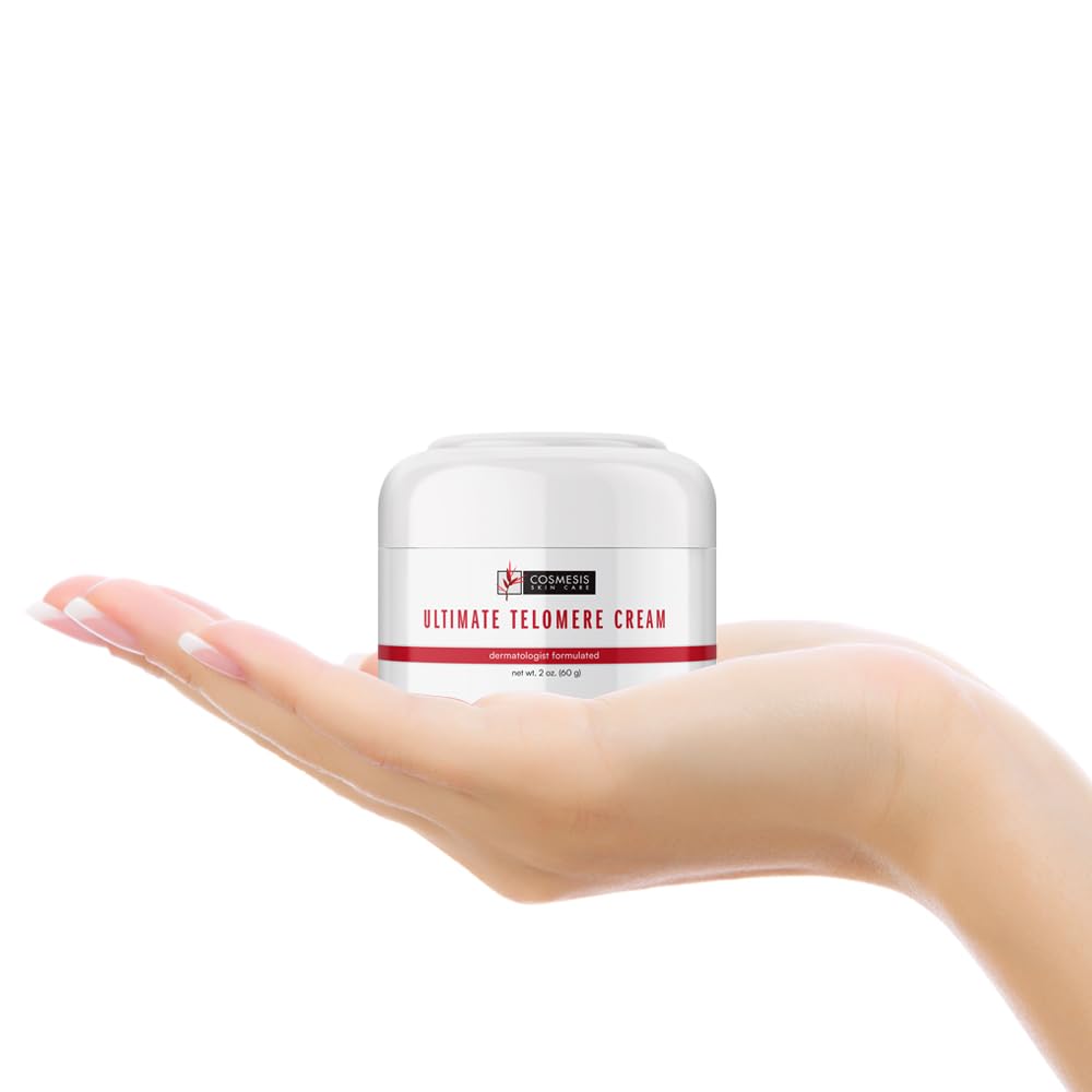 Ultimate Telomere Cream: Revitalize Aging Skin with Chinese Astragalus Root Extract for Youthful Appearance - 2 oz