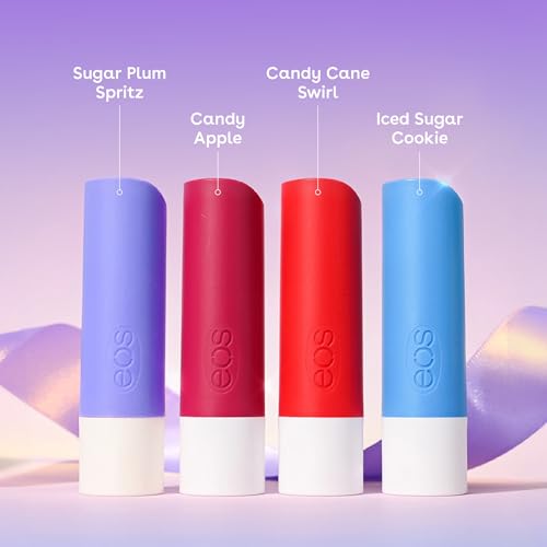 eos Holiday Lip Balm Gift Set - 4 Flavors, 0.14 oz Each