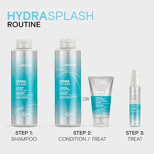 Joico HydraSplash Hydrating Conditioner | For Fine, Medium, Dry Hair | Replenish Moisture | Add Hydration & Softness | With Sea Kelp & Coconut Water
