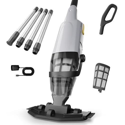 Cordless Pool Vacuum Cleaner, 15 GPM Suction, 60-Min Runtime