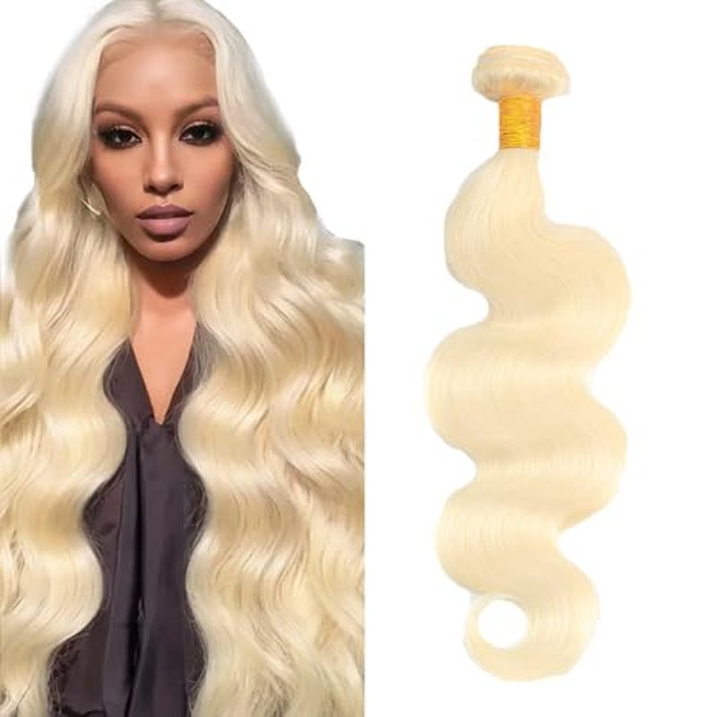 613 Blonde Body Wave Human Hair Bundle - 32 Inch, 50g