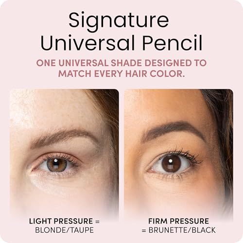 Universal Eyebrow Pencil with Spoolie – Waterproof Matte