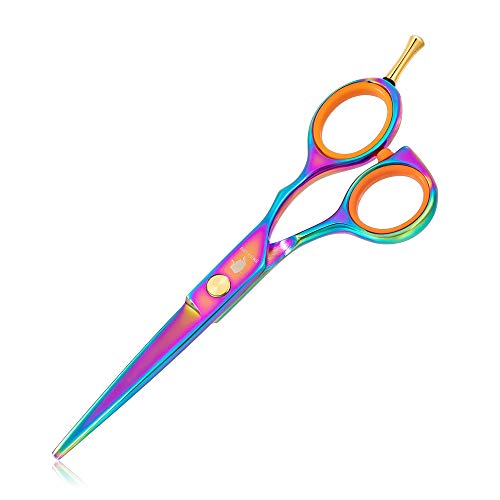 Hair Cutting Scissors Shear 5" Professional Barber Hair Shears Cutting Scissors Salon Hairdressing Razor Regular Scissor